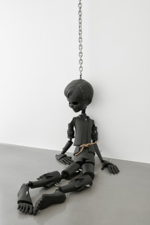 Jordan Wolfson, Black sculpture, 2017, Sadie Coles HQ