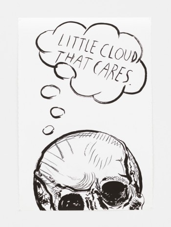 Raymond Pettibon, No Title (Little cloud that…), 2017 , David Zwirner