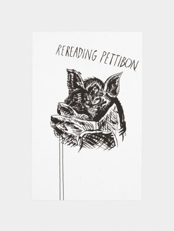 Raymond Pettibon, No Title (Rereading Pettibon), 2017 , David Zwirner