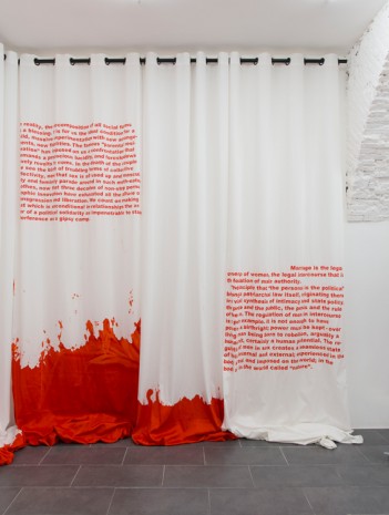 Lili Reynaud-Dewar, My Epidemic (Teaching Bjarne Melgaard's Class), 2015, Galerie Emanuel Layr