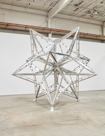 Frank Stella, Alu Truss Star, 2016, Marianne Boesky Gallery