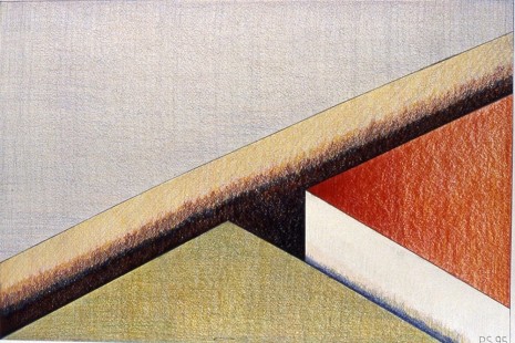 Peter Stämpfli, Sans titre (Dessin crayon couleur n°15), 1995, Galerie Georges-Philippe & Nathalie Vallois