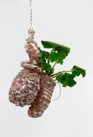 Christian Holstad, Bud Vase (Compact Pink Hanger), 2017, Andrew Kreps Gallery