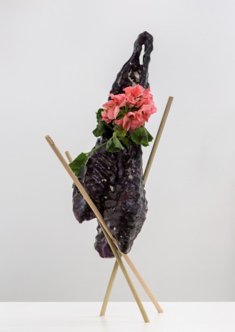 Christian Holstad, Bud Vase (Grape Slide), 2017, Andrew Kreps Gallery