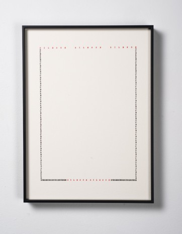 Jorge Méndez Blake, Calligrammes (Guillaume Apollinaire) I, 2017, Meessen De Clercq