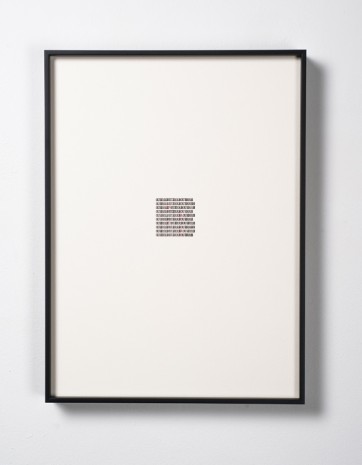 Jorge Méndez Blake, Calligrammes (Guillaume Apollinaire) II, 2017, Meessen De Clercq