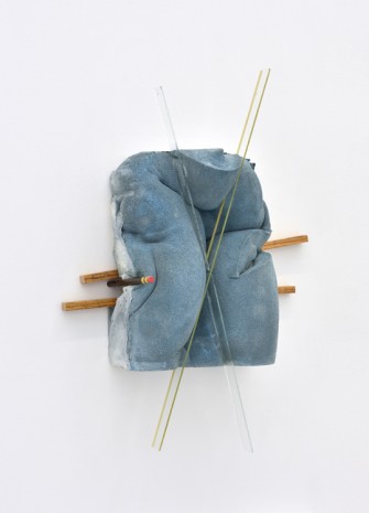 Dave Hardy, Blue wall, 2017, Galerie Christophe Gaillard