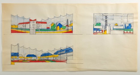 Charlotte Posenenske, Community Center Sindlingen (Design 2), 1968 , Mehdi Chouakri