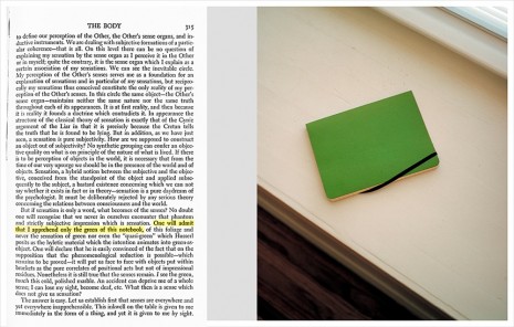 John Divola, The Green of This Notebook, 2008, Maccarone