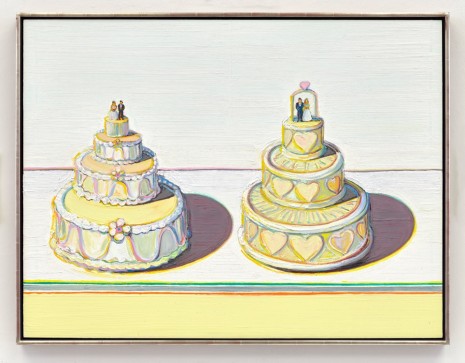 Wayne Thiebaud, Two Wedding Cakes, 2015, White Cube