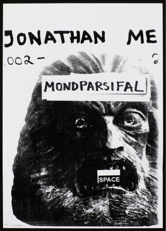 Jonathan Meese, Untitled,(Mondparsifal-book Harpune-Publisher's), 2017, Galerie Krinzinger