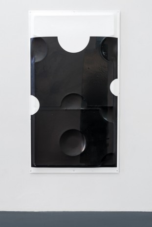 Benjamin Hirte, Black letter piece, 2017, Galerie Emanuel Layr