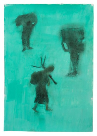 Beatriz González, Boceto papel de colgadura Desplazados (Sketch for wallpaper The Displaced), 2016, Galerie Peter Kilchmann