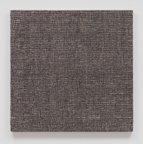 Analia Saban, Woven Solid as Weft, Square (Black) #1, 2017 , Sprüth Magers