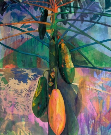 Che Lovelace, Tree with ripe fruit, 2016, galerie hussenot