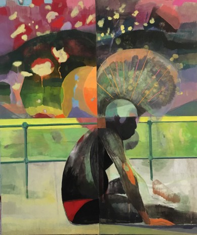Che Lovelace, Resting Masquerader, 2015, galerie hussenot