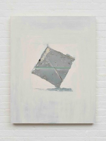 Erik Lindman, Untitled (Grey Square), 2017, Almine Rech