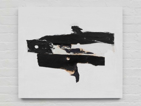 Erik Lindman, Untitled (Black and White Wood), 2016 - 2017, Almine Rech