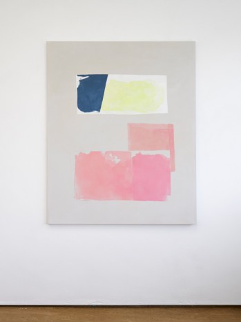 Peter Joseph, Dark Blue, Lemon and Pink, 2017, Lisson Gallery