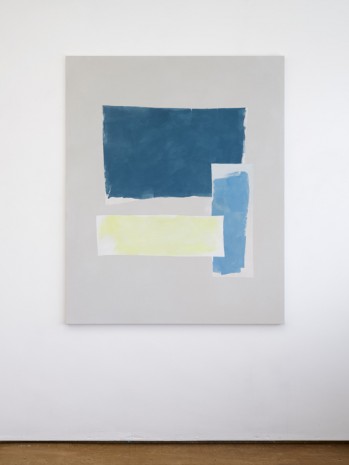 Peter Joseph, Dark Blue, Light Blue and Lemon, 2017, Lisson Gallery