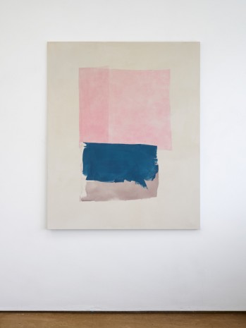 Peter Joseph, Pinks, Dark Blue and Brown, 2017, Lisson Gallery