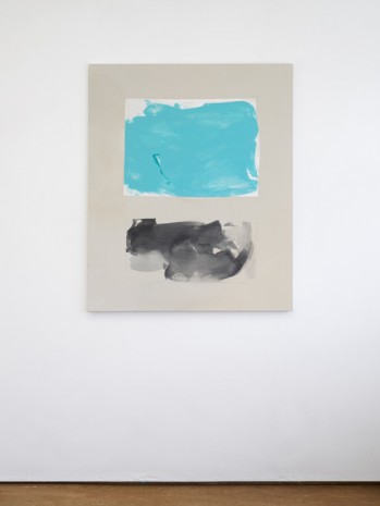Peter Joseph, Turquoise and Black 2nd Version, 2015, Lisson Gallery