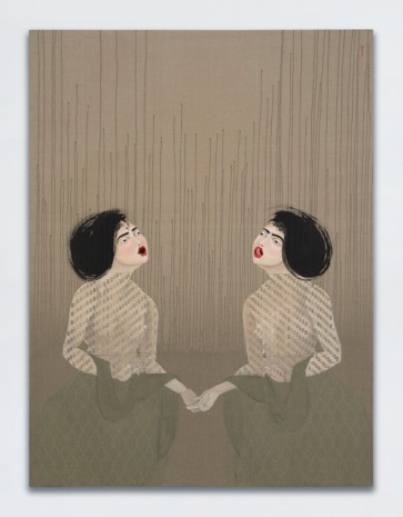 Hayv Kahraman, T25 and T26, 2017, White Cube