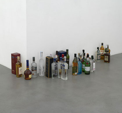Matias Faldbakken, Liquor Sculpture, 2011, Simon Lee Gallery