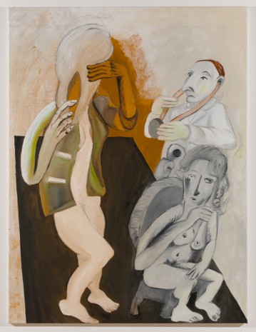 Sofi Brazzeal, Untitled (doctor, seated woman and woman with hairbrush 1), 2016, Martos Gallery