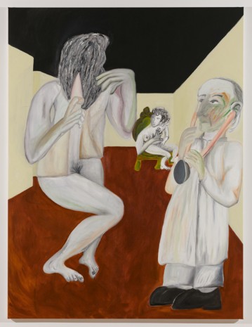 Sofi Brazzeal, Untitled (doctor, seated woman and woman with hairbrush 2), 2016, Martos Gallery