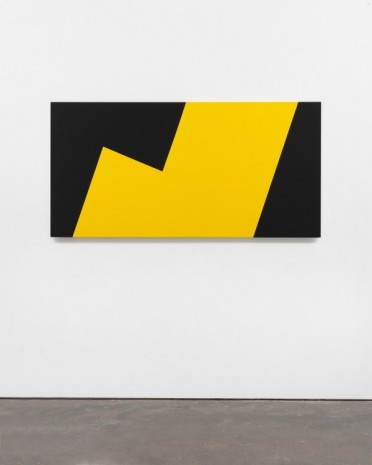 Carmen Herrera, Yellow and Black, 2010, Lisson Gallery