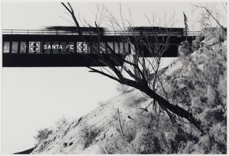 Lothar Baumgarten, Atchison, Topeka & Santa Fe Railway, Steel truss bridge, Colorado River, Topock, Mohave County, Arizona, 1989 , Marian Goodman Gallery