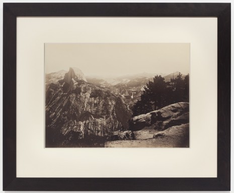Carleton Watkins, The Half Dome, Vernal and Nevada Falls, from Glacier Point, Yosemite, 1878-1881 , Marian Goodman Gallery
