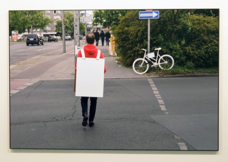 Joao Felino, Sandwiched (in Berlin), Reichpietschufer [ † Radfahrer ‘ 72 Jahre ‘ 04.04.2014 / † Bicyclist ‘ 72 Years old ‘ 04.04.2014 ], May 20, 2015, , Cristina Guerra Contemporary Art