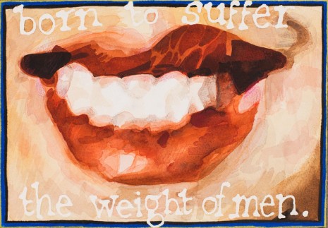 Jade Montserrat, Born to suffer the weight of men, 2015 , Alison Jacques