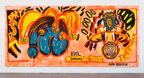 Judith Bernstein, In Evil We Trust, 2017, Venus Over Manhattan