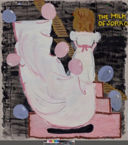 Rose Wylie, The Milk of Sorrow, 2010, Regina Gallery 