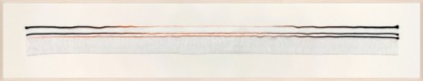 Anne Wilson, Draw Out (orange), 2017, Rhona Hoffman Gallery