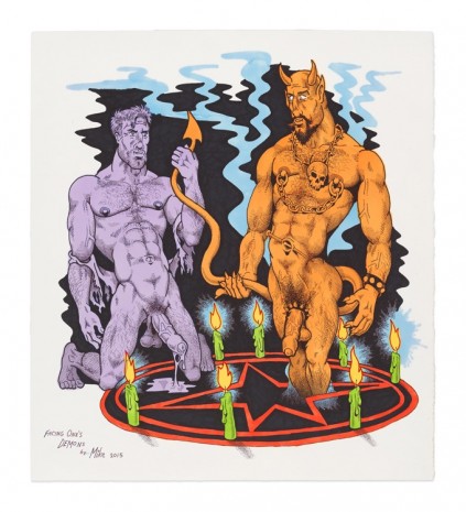 Mike Kuchar, Facing One's Own Demons, 2015 , Anton Kern Gallery