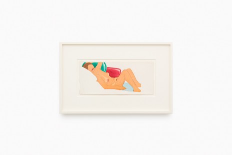 Tom Wesselmann, Bedroom Nude with Red and Green Pillows, 1975, Almine Rech