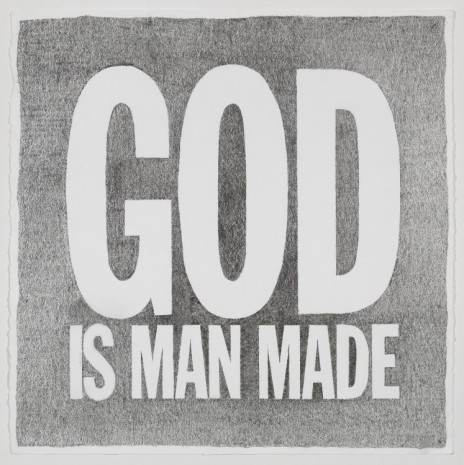 John Giorno, GOD IS MAN MADE, 2016, Elizabeth Dee