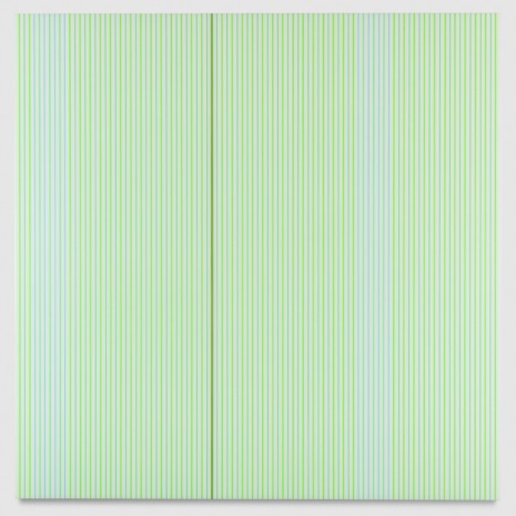 Brian Wills, Untitled (White and Neon Green Polyurethane), 2017 , Praz-Delavallade