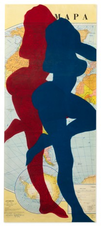 Stano Filko, Map of the World (Woman), 1967, The Mayor Gallery