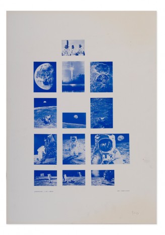 Stano Filko, Association XXXI. - 1st Flight - Moon, 1969 , The Mayor Gallery