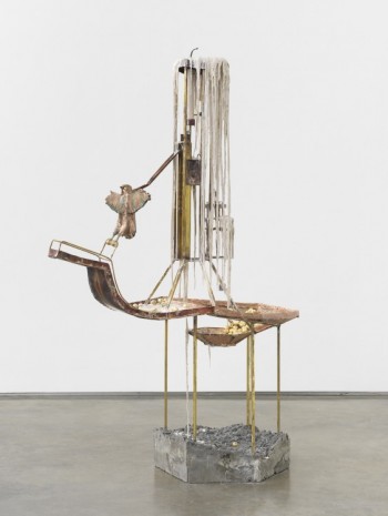 Diana Al-Hadid, The Candle Clock of the Scribe, 2017, Marianne Boesky Gallery