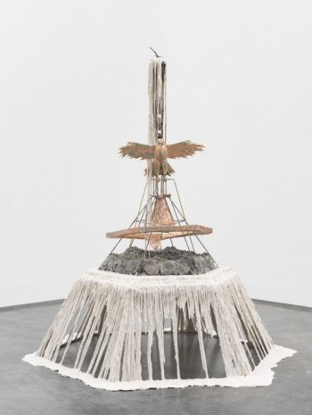 Diana Al-Hadid, The Candle Clock of the Swordsman, 2017, Marianne Boesky Gallery