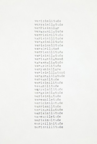 Tom Friedman, Untitled (verisimilitude), 2012, Luhring Augustine