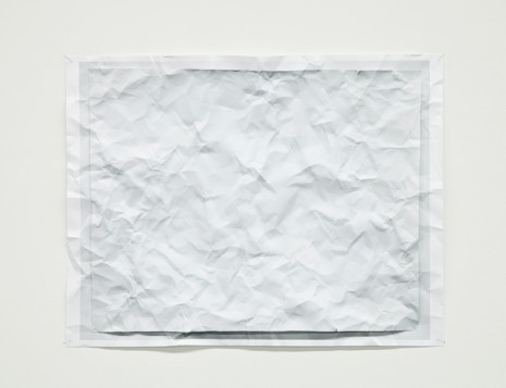 Tom Friedman, Untitled (wrinkled photo), 2012, Luhring Augustine