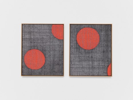 Lisa Oppenheim, Jacquard Weave (Polka Dots), 2017, Tanya Bonakdar Gallery