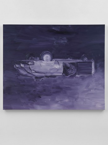 Yan Pei-Ming, Jackson Pollock, August 11th 1956 - Purple, 2017, MASSIMODECARLO